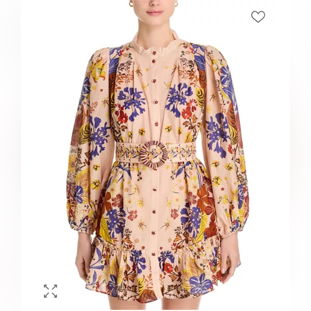 FARM RIO “Beauty bouquet” mini dress